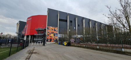 AFAS Stadion, KV Mechelen, Belgien.
