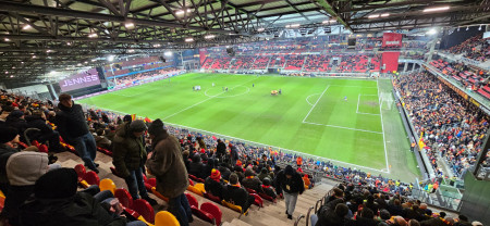 AFAS Stadion, KV Mechelen, Belgien.