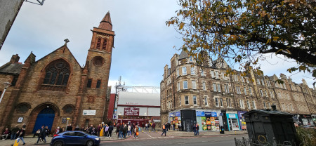 Tynecastle Park, Heart of Midlothian, Scotland.