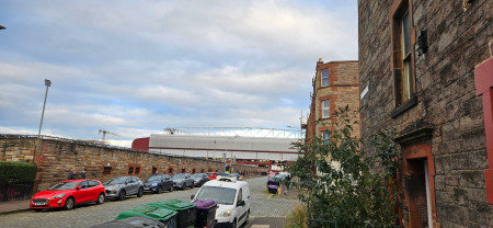 Tynecastle Park, Heart of Midlothian, Scotland.