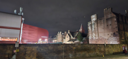 Tynecastle Park, Heart of Midlothian, Scotland.