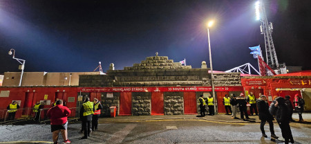Pittodrie Stadium, Aberdeen FC, Scotland.